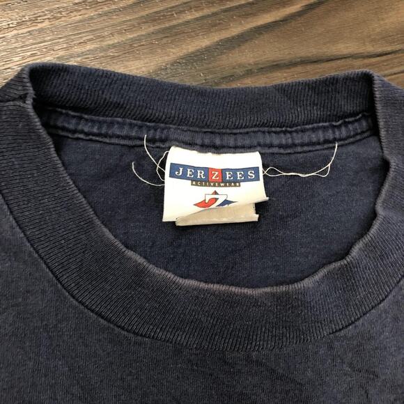 Navy ‘Schmitty’s’ Graphic Number Tee - Picture 4 of 5